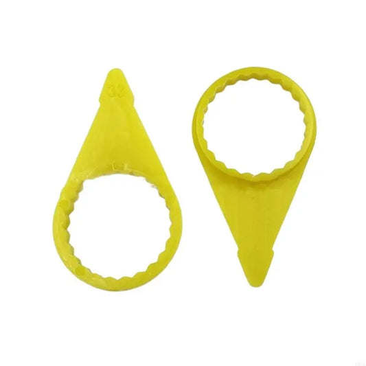 32Mm 33Mm Yellow Wheel Nut Indicators Truck Safety 25 Pack Loose Wheel Nut Car Accessory B95B